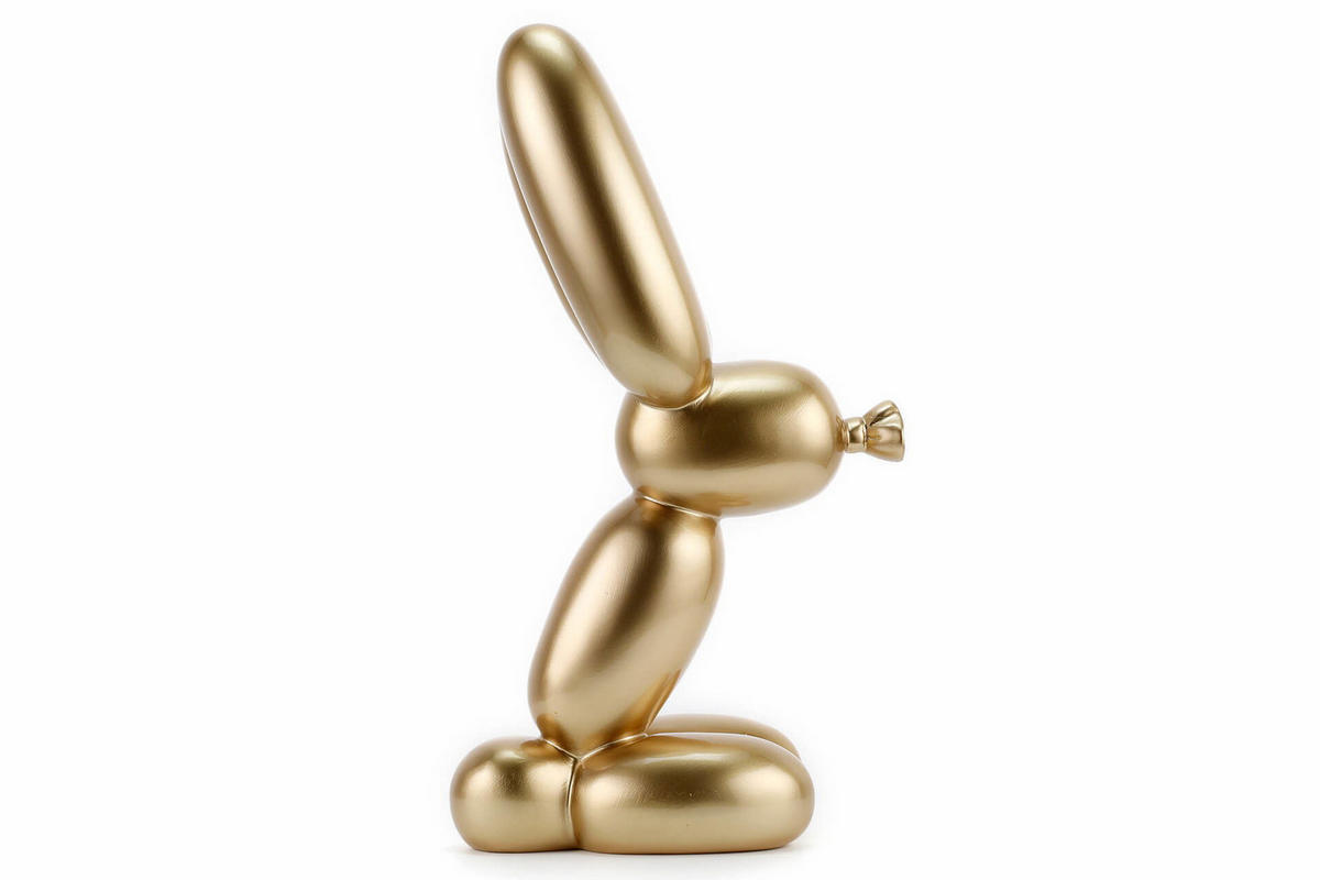 SKULPTUR Gold 18/32 cm - Goldfarben, Stein (0.85/32/11cm) - KUNSTLOFT