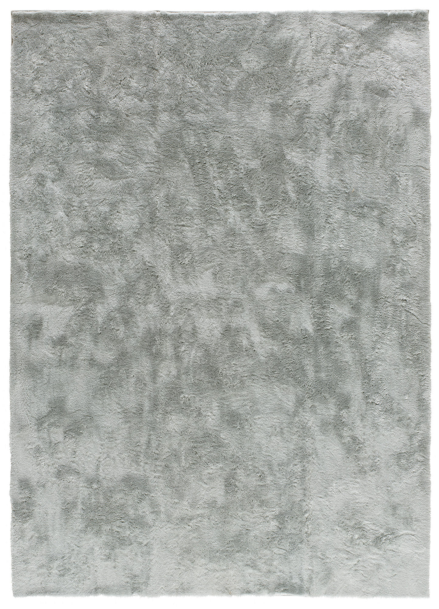 HOCHFLORTEPPICH Silber Roma 160/230 cm - Silberfarben, Kunststoff/Textil (160/230cm) - Atticgo
