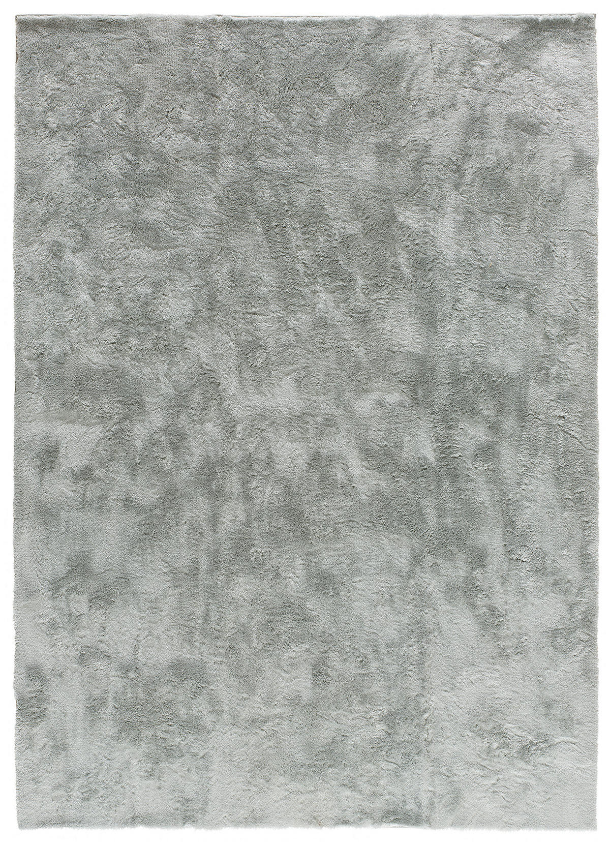 HOCHFLORTEPPICH Silber Roma 160/230 cm - Silberfarben, Kunststoff/Textil (160/230cm) - Atticgo
