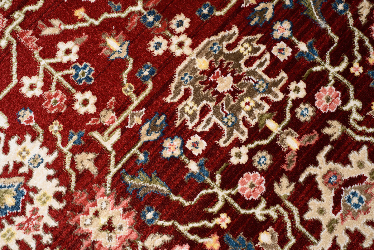 TEPPICH RIVIOLI Rot 120/170 cm - Rot, Textil (120/170cm) - Tapiso