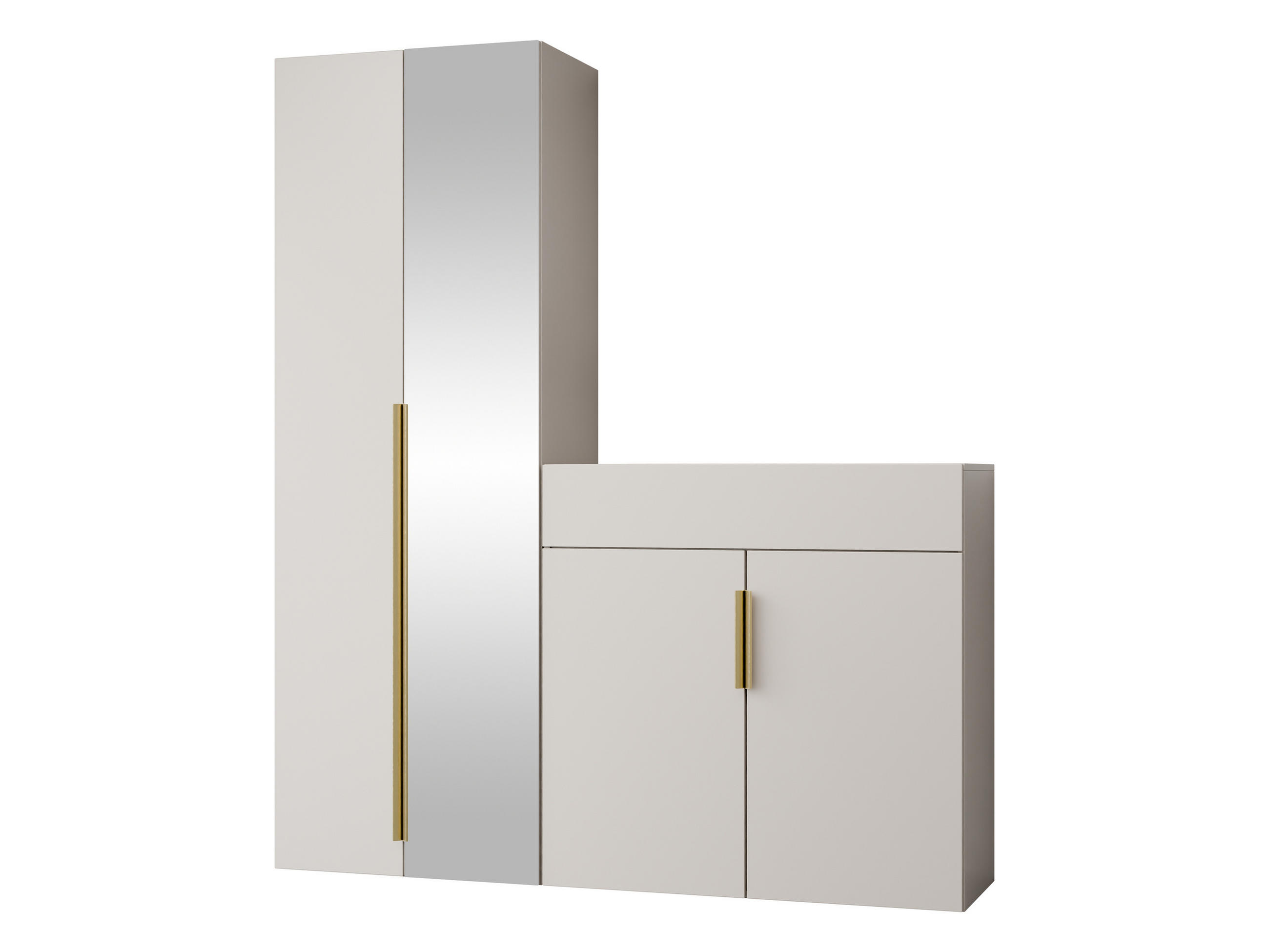 Mirjan24 Garderobe-Set Sand 70x200x42 cm