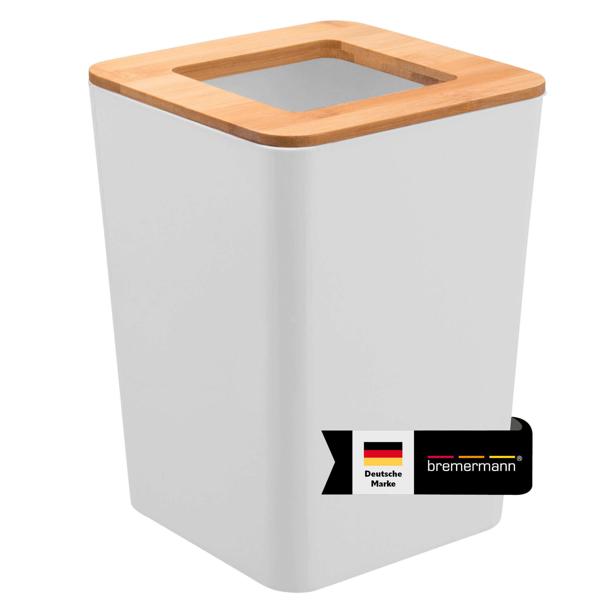 KOSMETIKEIMER CALVI, weiß - Weiß, Kunststoff (18/25/18cm) - bremermann