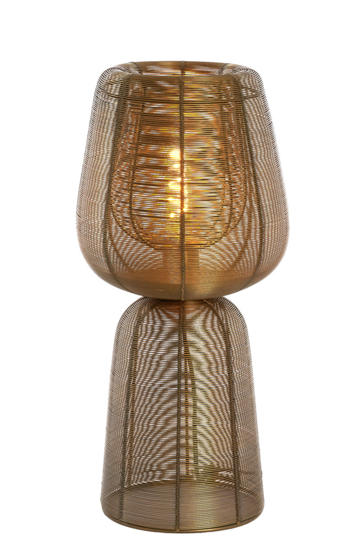 TISCHLAMPE Aboso Bronze Ø24/54 cm - Bronzefarben, Metall (24/24/54cm) - Light & Living
