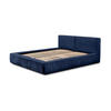 POLSTERBETT Lexie In Riviera - Blau, Holzwerkstoff/Textil (180/200cm) - Fun Möbel
