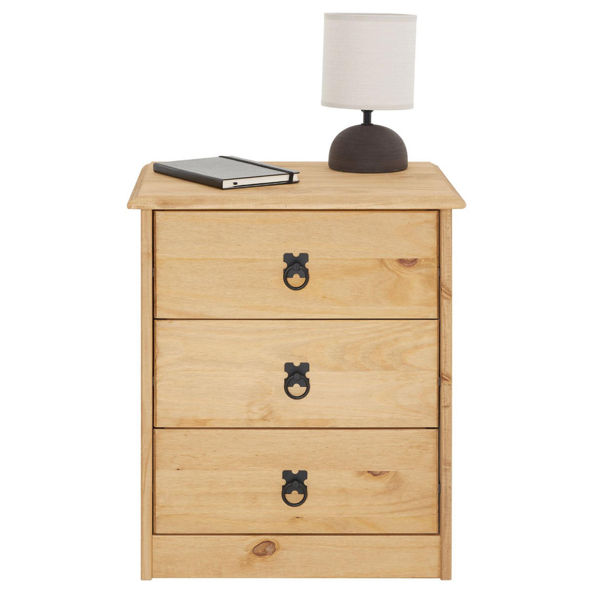 NACHTKOMMODE BARRIO natur - Naturfarben, Holz (47/57/37cm) - CARO-Möbel