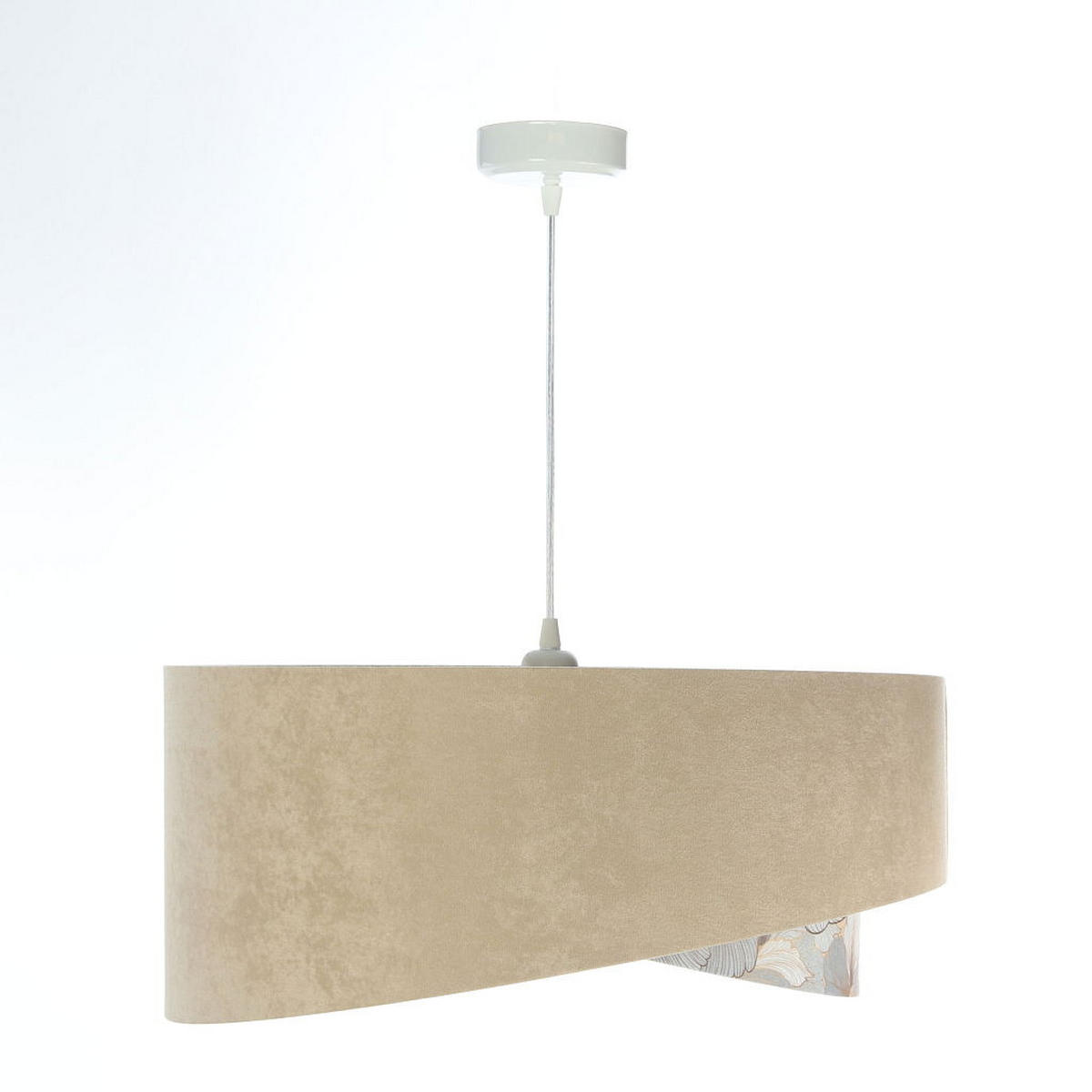 HÄNGELEUCHTE Grau 50/23 cm - Grau, Kunststoff (50/1.3/23cm) - ONZENO