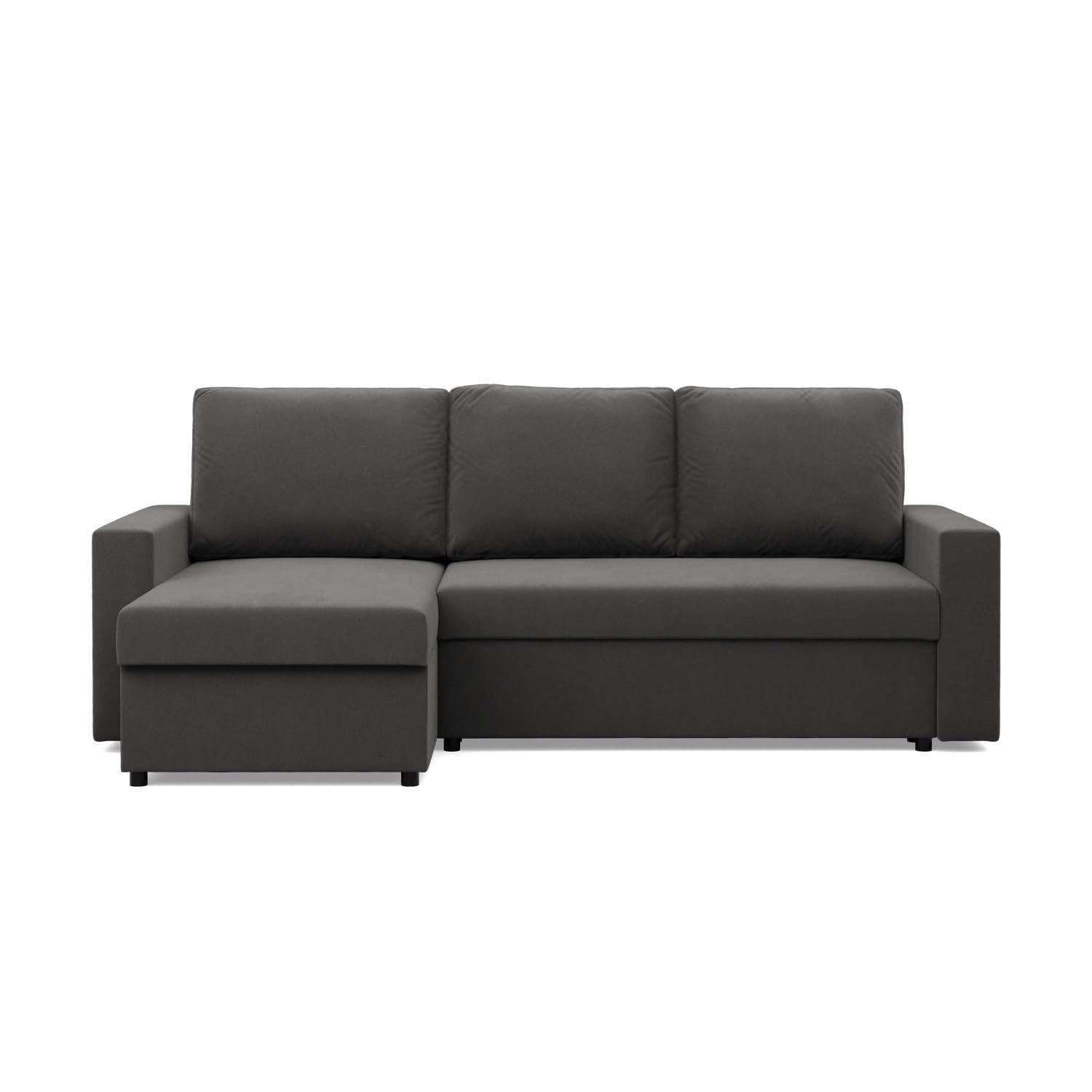 ECKSOFA MIT SCHLAFFUNKTION NEO, Grau - Grau, Textil (231/140cm) - Mebligo