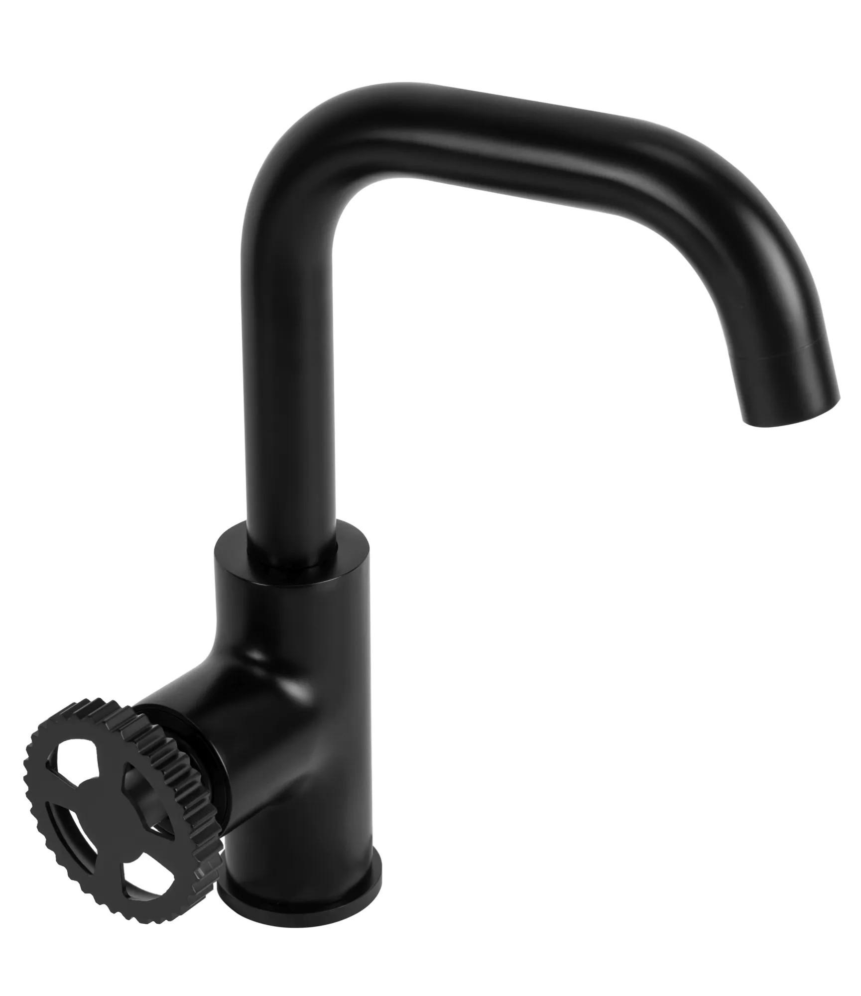 REA Waschbeckenarmatur Schwarz 4x23.5x17 cm