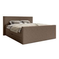 BOXSPRINGBETT VELIPOJA EASY CLEAN 160x200 cm, Braun - Braun, Textil (160/200cm) - Fedve