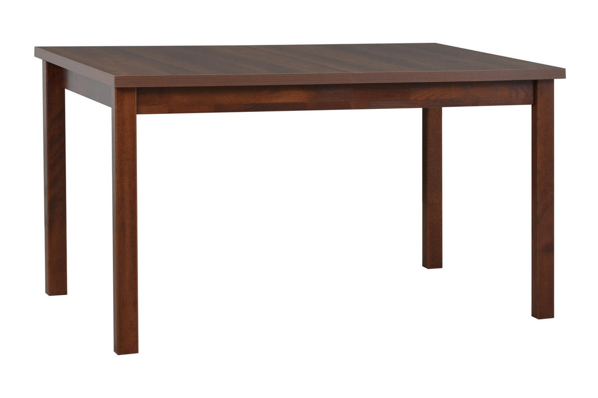 ESSTISCH Alba 1 - Walnussfarben/Braun, Holz (80/120/78cm) - Leaf Design