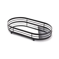 TABLETT Cedric Schwarz 33/19/5.5 cm Glas - Schwarz, Glas (19/5.5/33cm) - Mondex
