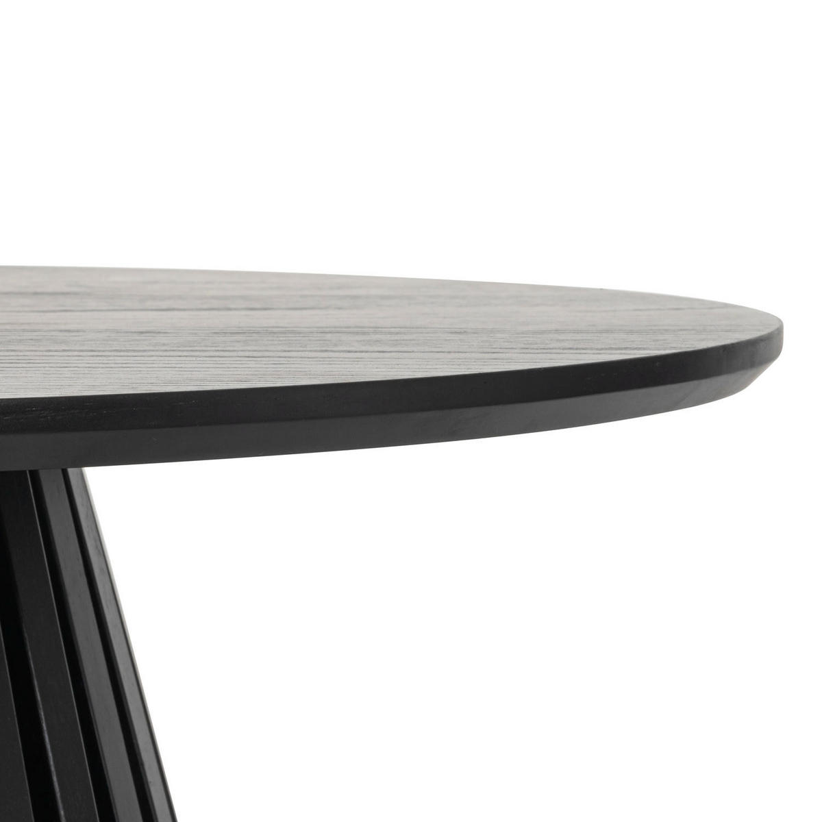 COUCHTISCH rund Schwarz 60/60/40 cm - Schwarz, Holzwerkstoff (60/60/40cm) - Furnhouse