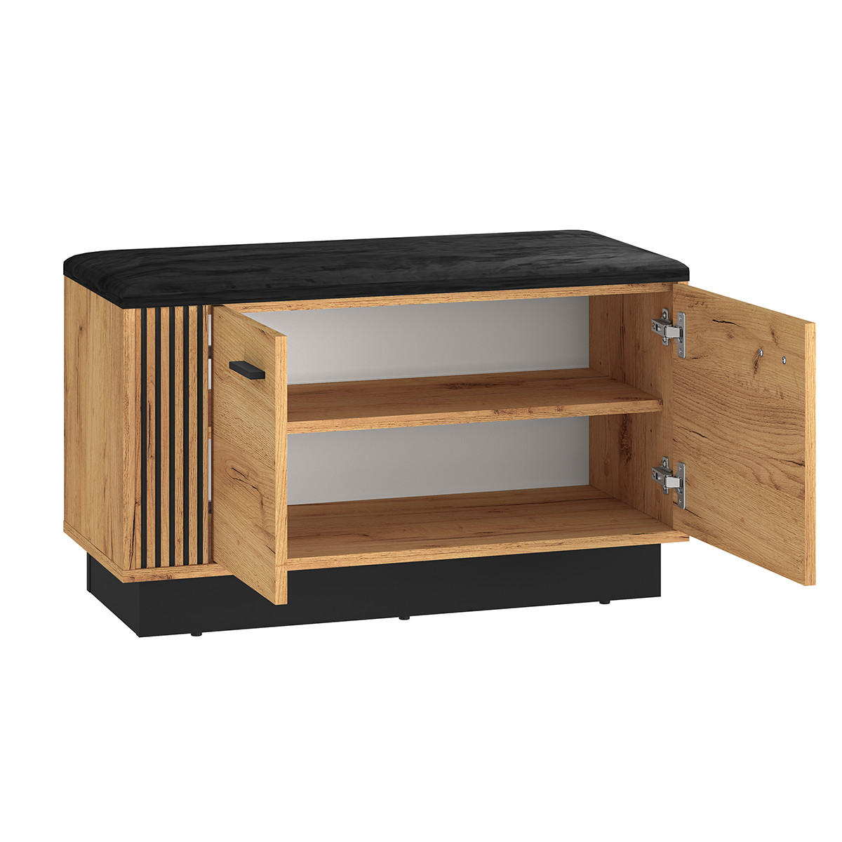 SCHUHMÖBEL Nilo Holz - Braun, Holzwerkstoff (80/49/34cm) - Petits-meubles