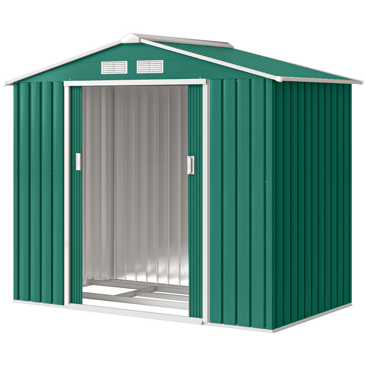 GARTENHAUS Grun 1 Stück - Grün, Kunststoff/Metall (130/185/213cm) - GiPP