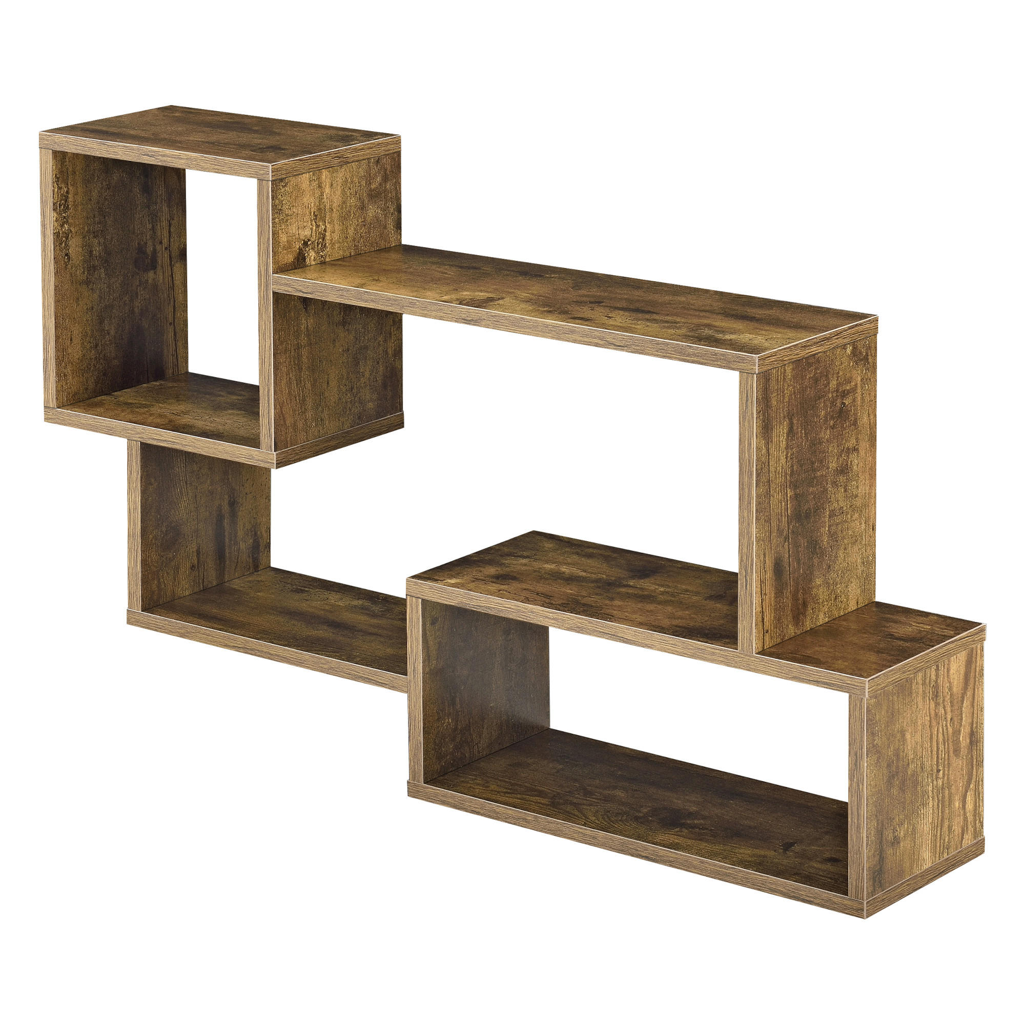 WANDREGAL Kvinesdal - Dunkelbraun, Holzwerkstoff (87/54/18cm) - [en.casa]