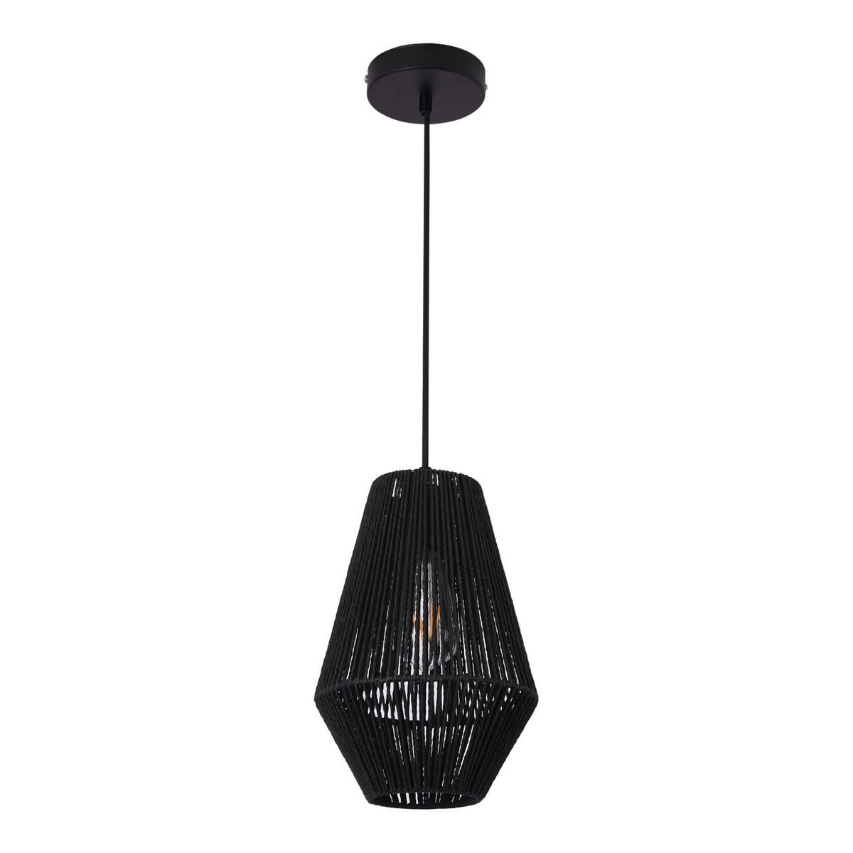 HÄNGELEUCHTE Newtownabbey - Schwarz, Kunststoff (20/20/160cm) - lux.pro