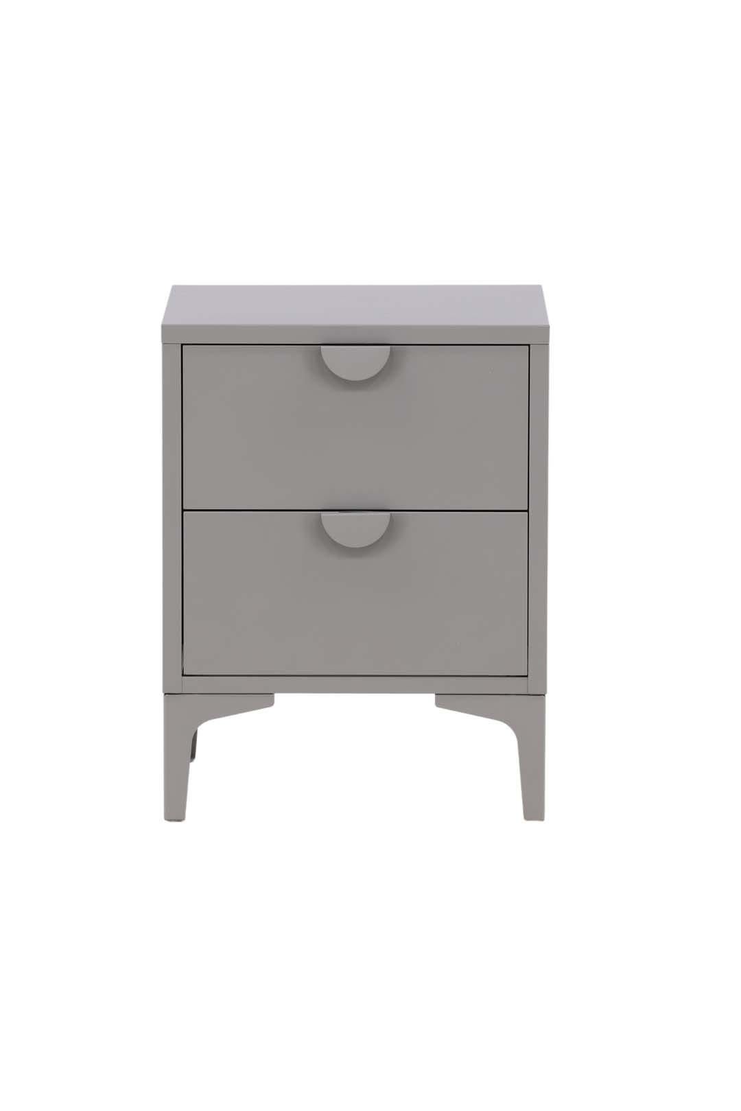 NACHTSCHRANK Hellgrau - Hellgrau, Holzwerkstoff (45/59/40cm) - ebuy24