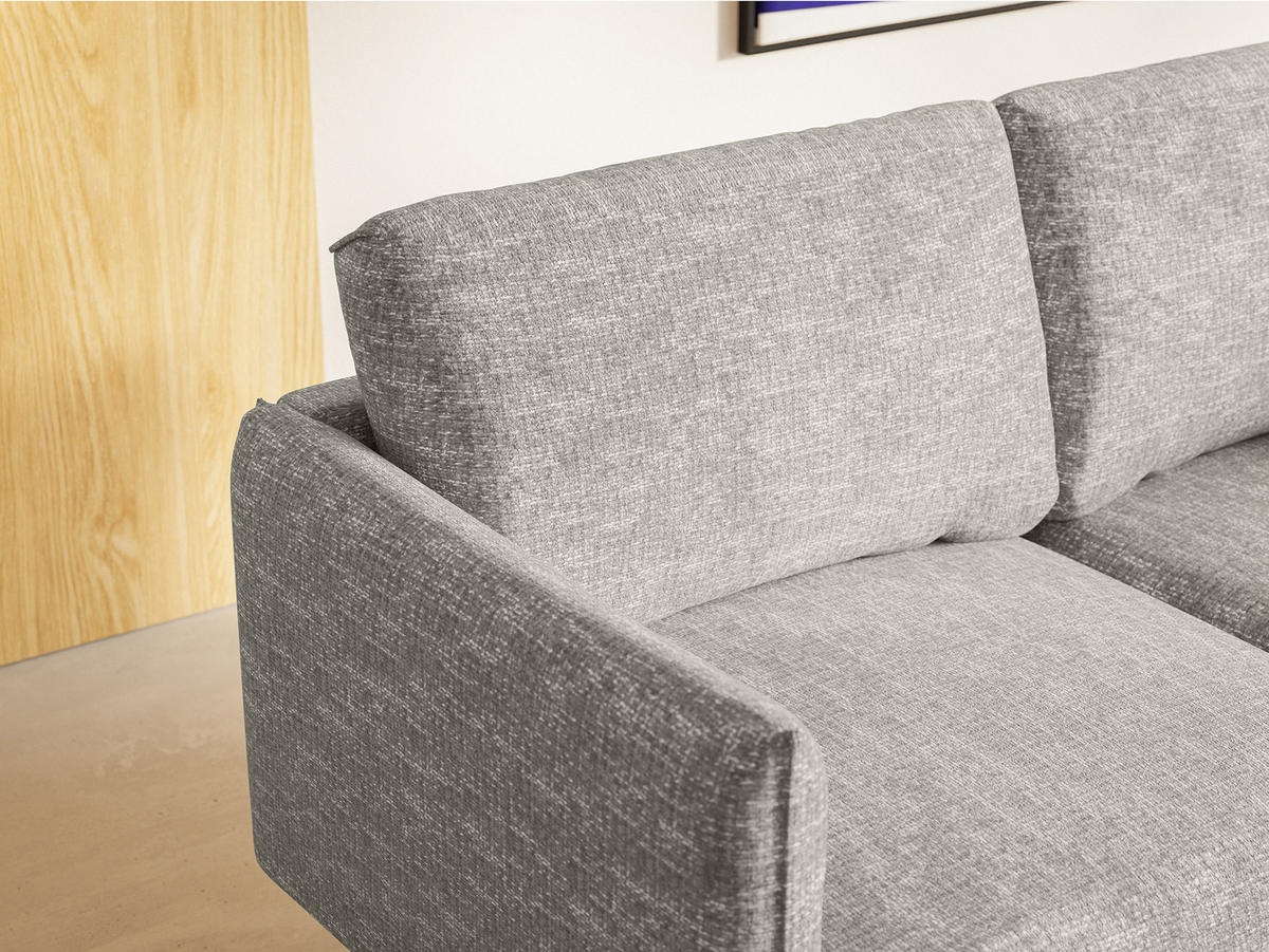 SOFA Koge Ohne Schlaffunktion, Hellgrau - Hellgrau, Textil (196/95/86cm) - Fedve