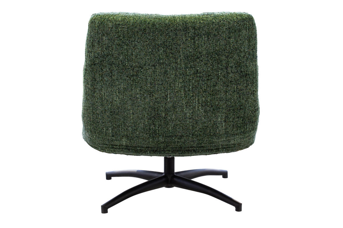 DREHSESSEL Neapel, Webstoff, Grün - Grün, Textil (93/87/75cm) - dasmöbelwerk