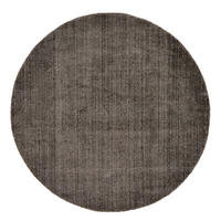 HANDWEBTEPPICH Venus 120x120 cm - Anthrazit, Textil (120/120cm) - THEKO