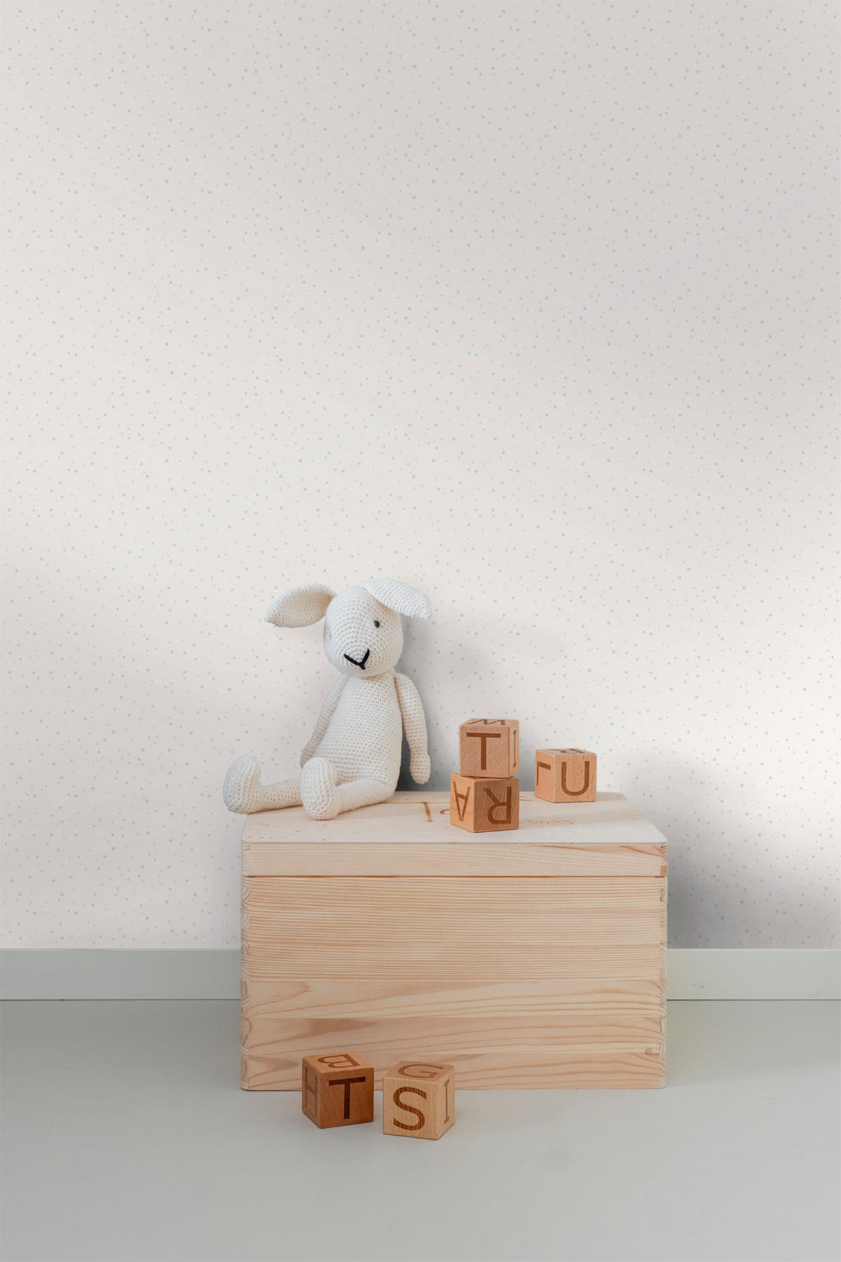 TAPETE kleine Sterne 53 cm x 10 m - Beige, Papier (53/0.1cm) - Sanders & Sanders