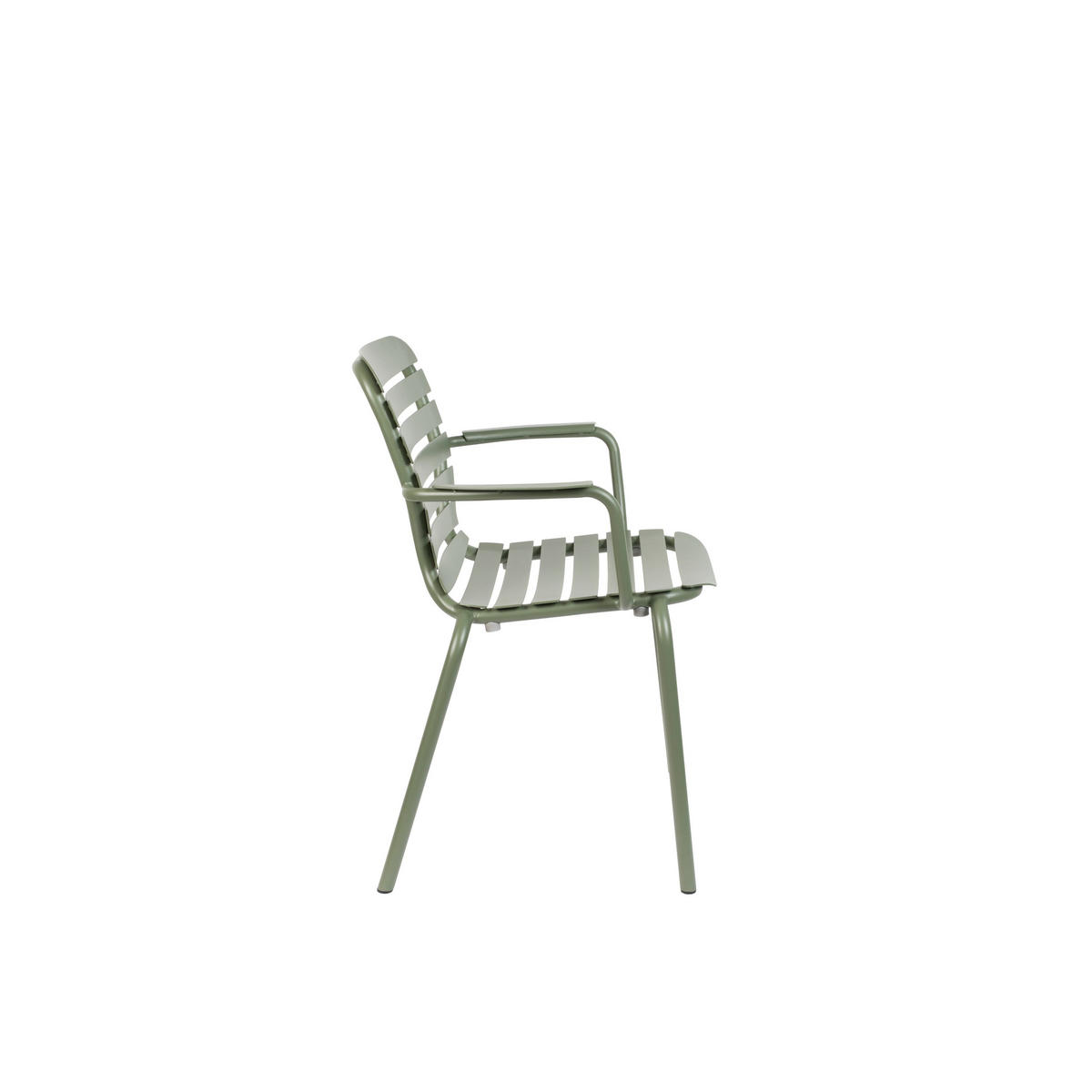 GARTENSTUHL Vondel Armlehne Grün - 2 er Set - Grün, Metall (64.7/82.8/58.2cm) - Zuiver