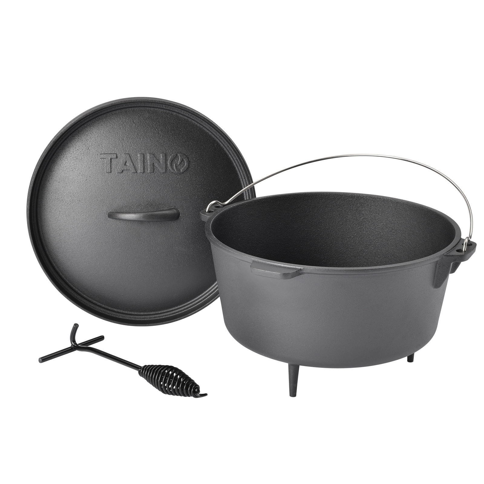 DUTCH OVEN 8L - Schwarz, Metall (29.5cm) - TAINO
