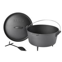 DUTCH OVEN 8L - Schwarz, Metall (29.5cm) - TAINO