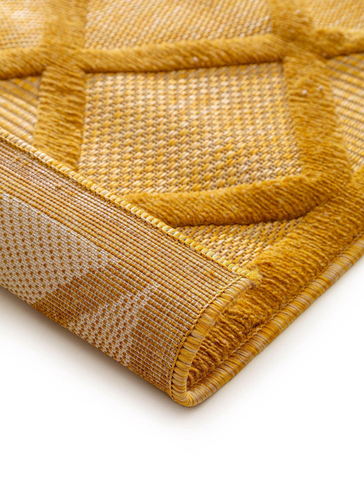 OUTDOORTEPPICH Bonte Gelb 120x170 cm - Gelb, Textil (120/170cm) - benuta Nest