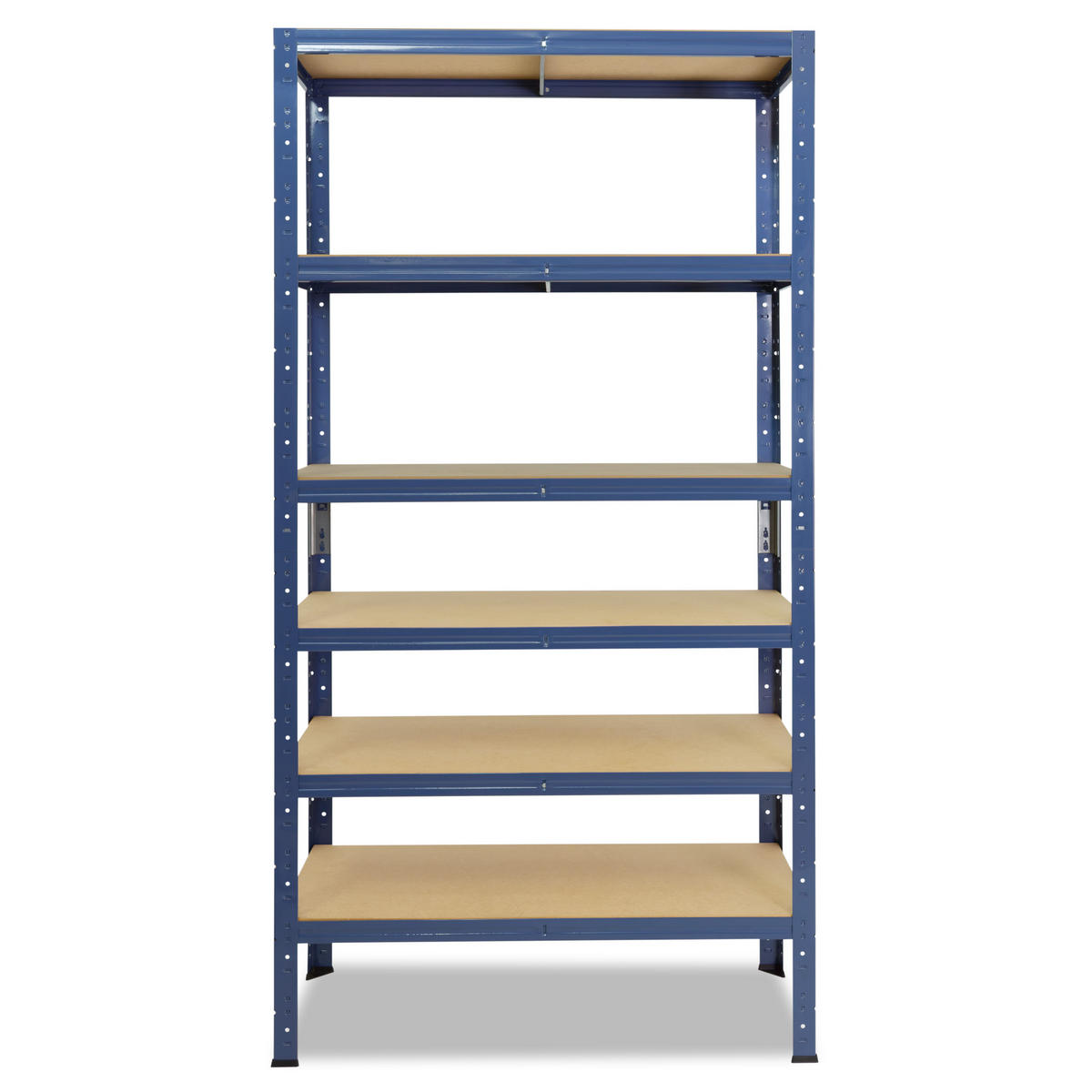 SCHWERLASTREGAL HOME 230x70x60 cm in blau mit 6 Böden und 145 kg Traglast pro Boden - Blau, Metall (70/230/60cm) - shelfplaza
