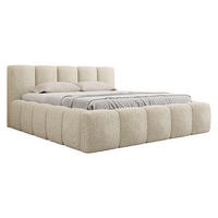 POLSTERBETT Kevson Boucle - Naturfarben, Holzwerkstoff/Textil (140/200cm) - MIRJAN24