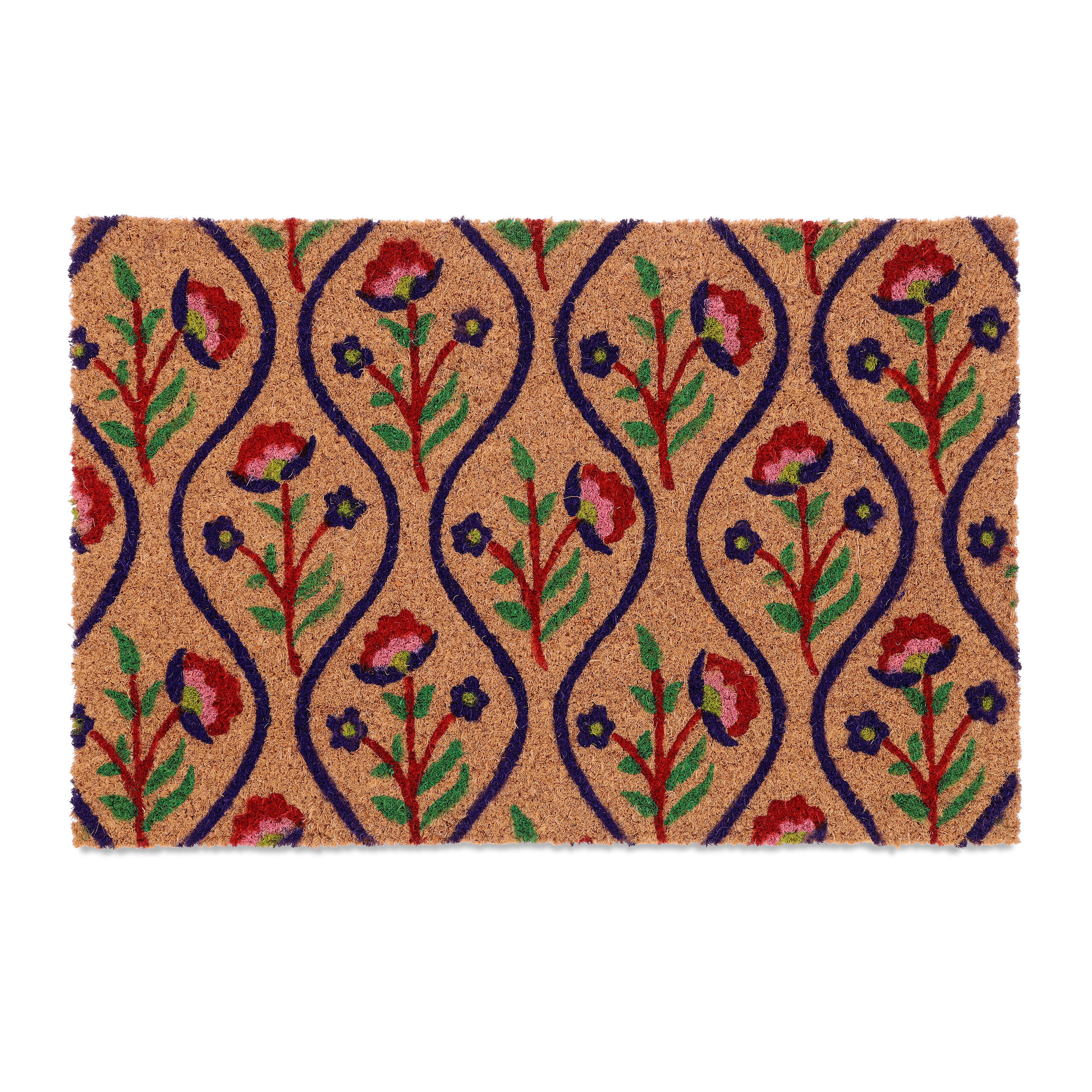 FUSSMATTE - Multicolor, Kunststoff/Textil (60/40cm) - Relaxdays