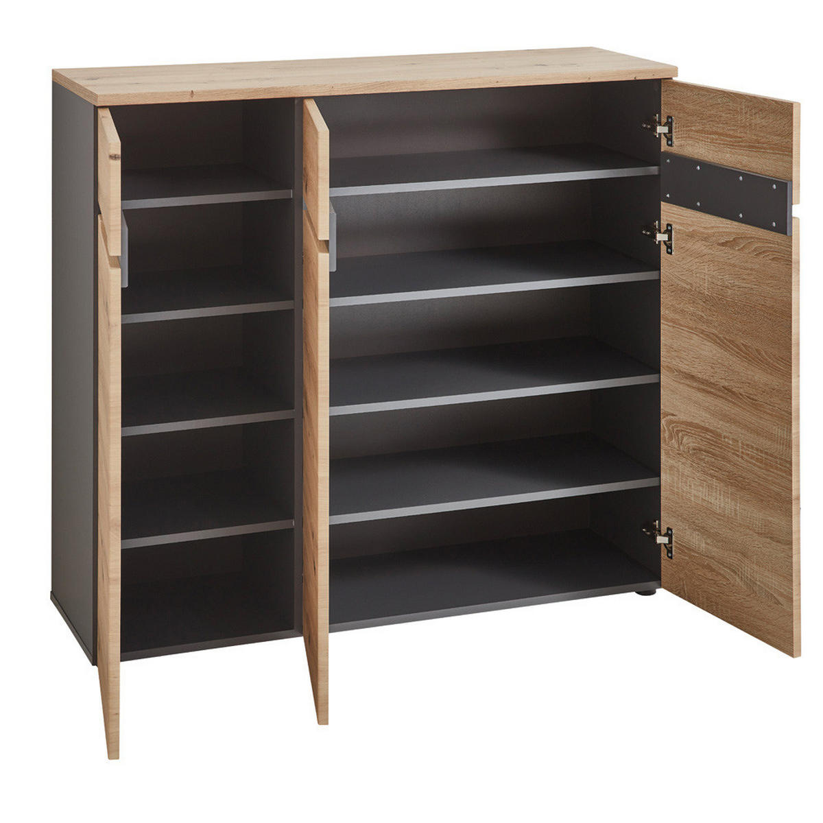 KOMMODE Manresa-36 - Braun, Holzwerkstoff (38/107/120cm) - Lomado