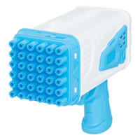 SEIFENBLASENMASCHINE Bazooka - Blau, Kunststoff (19.5/8.5/16cm)