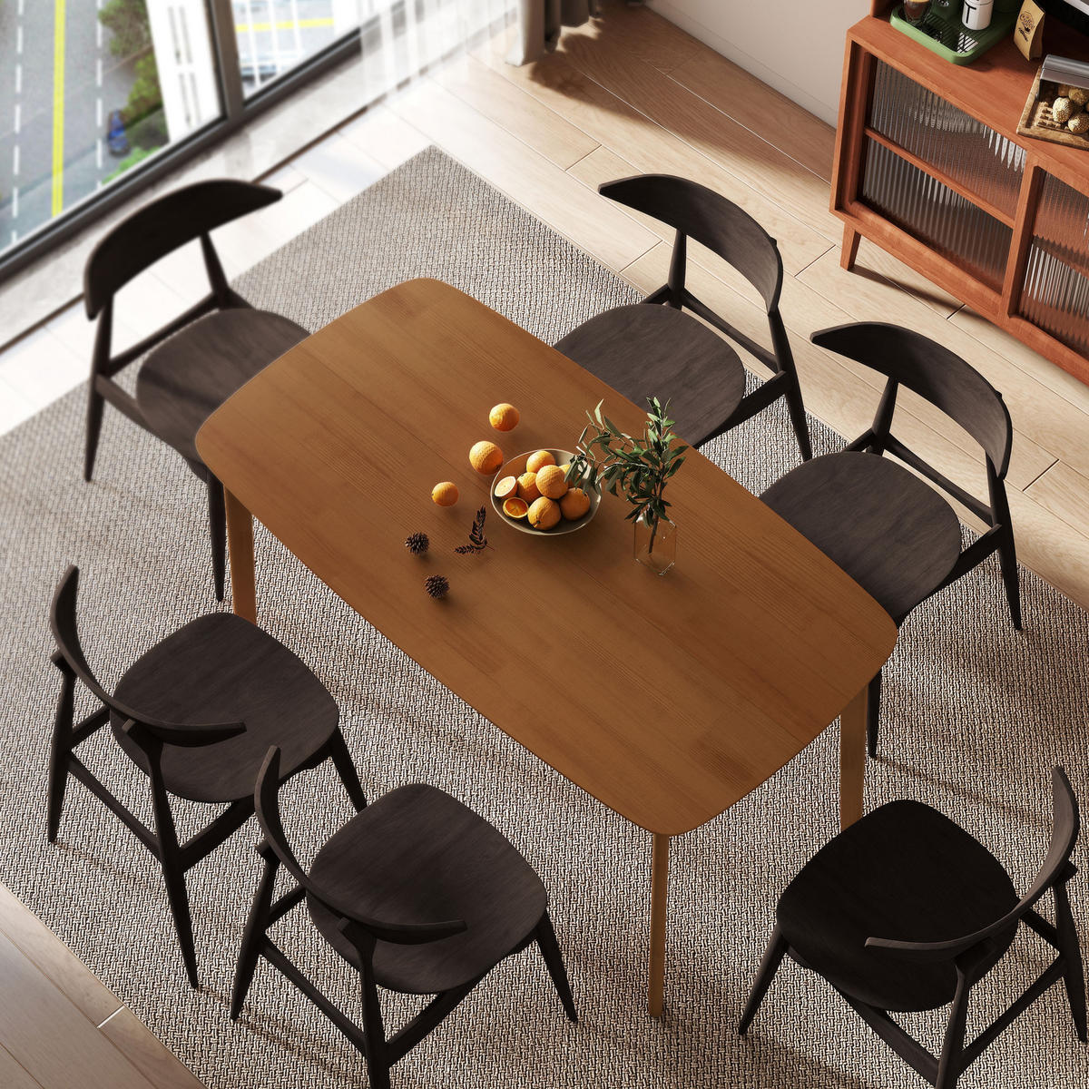 ESSTISCH Braun 1 Stück - Braun, Kunststoff (150/80/76cm) - GiPP