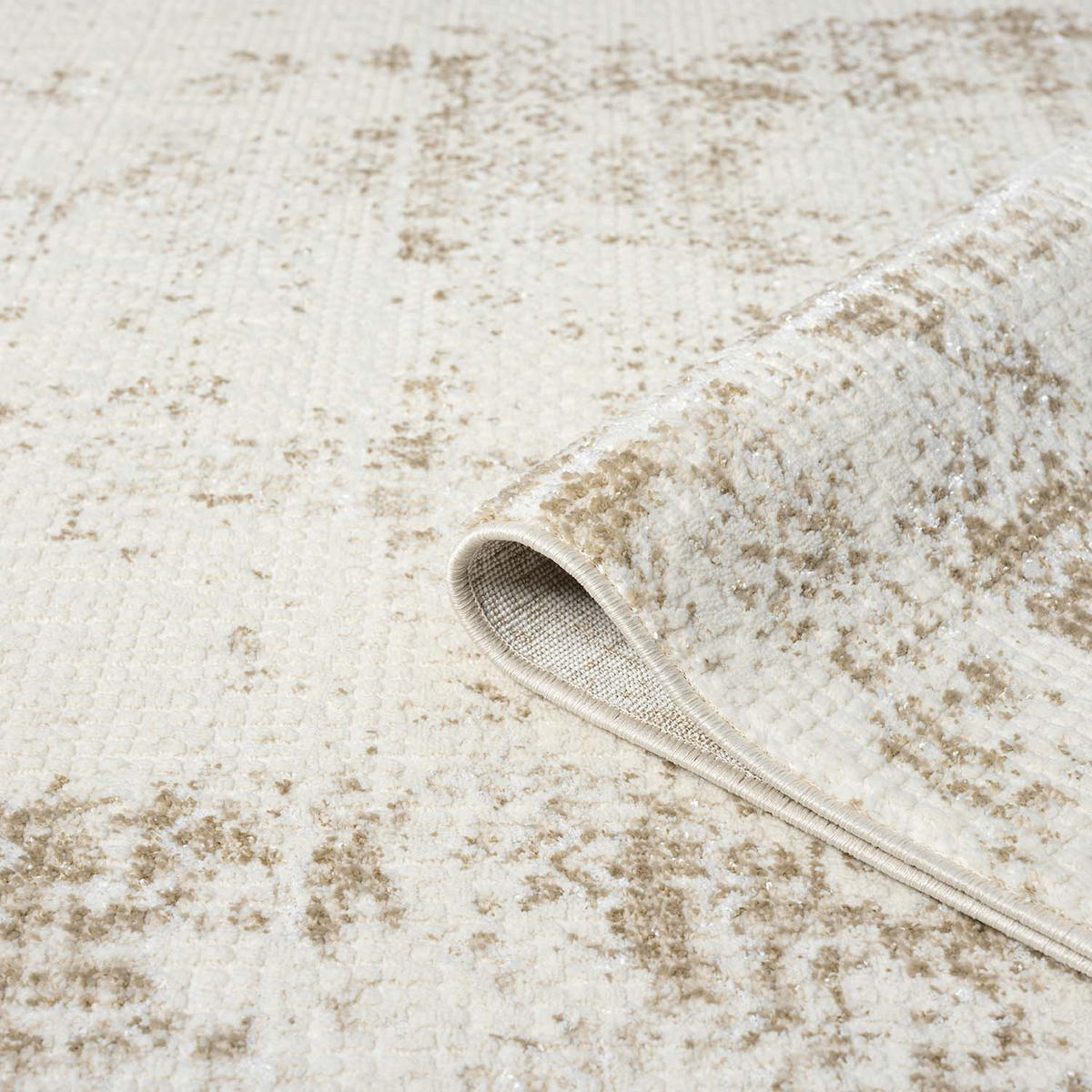 KURZFLOR-TEPPICH Antik 232 Creme 200 cm Rund - Creme, Textil (200/200cm) - carpet city