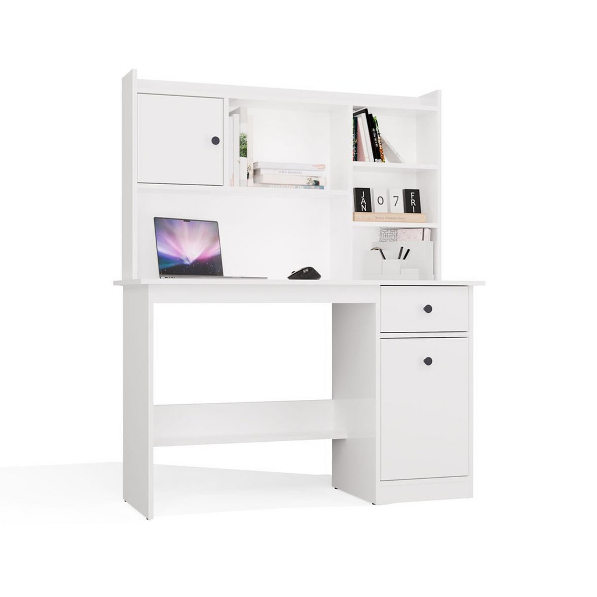 SKRIVBORD Artisan Ek 120/145/45 - Vit, Träbaserade material (90/50/145cm) - RAUMHIRSCH FURNITURE