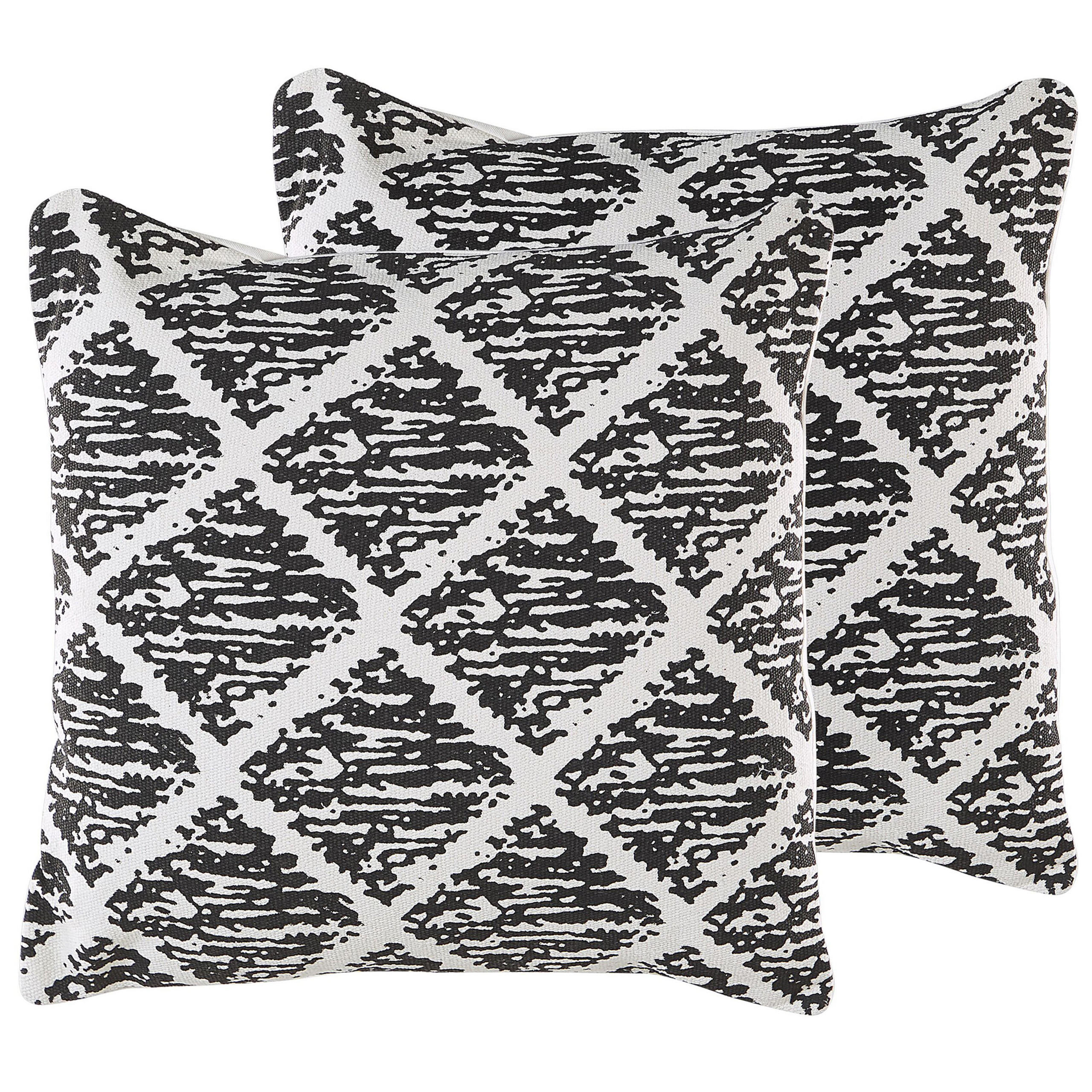 PERNĂ DECORATIVĂ set de 2 crem 45/45 cm Hazro