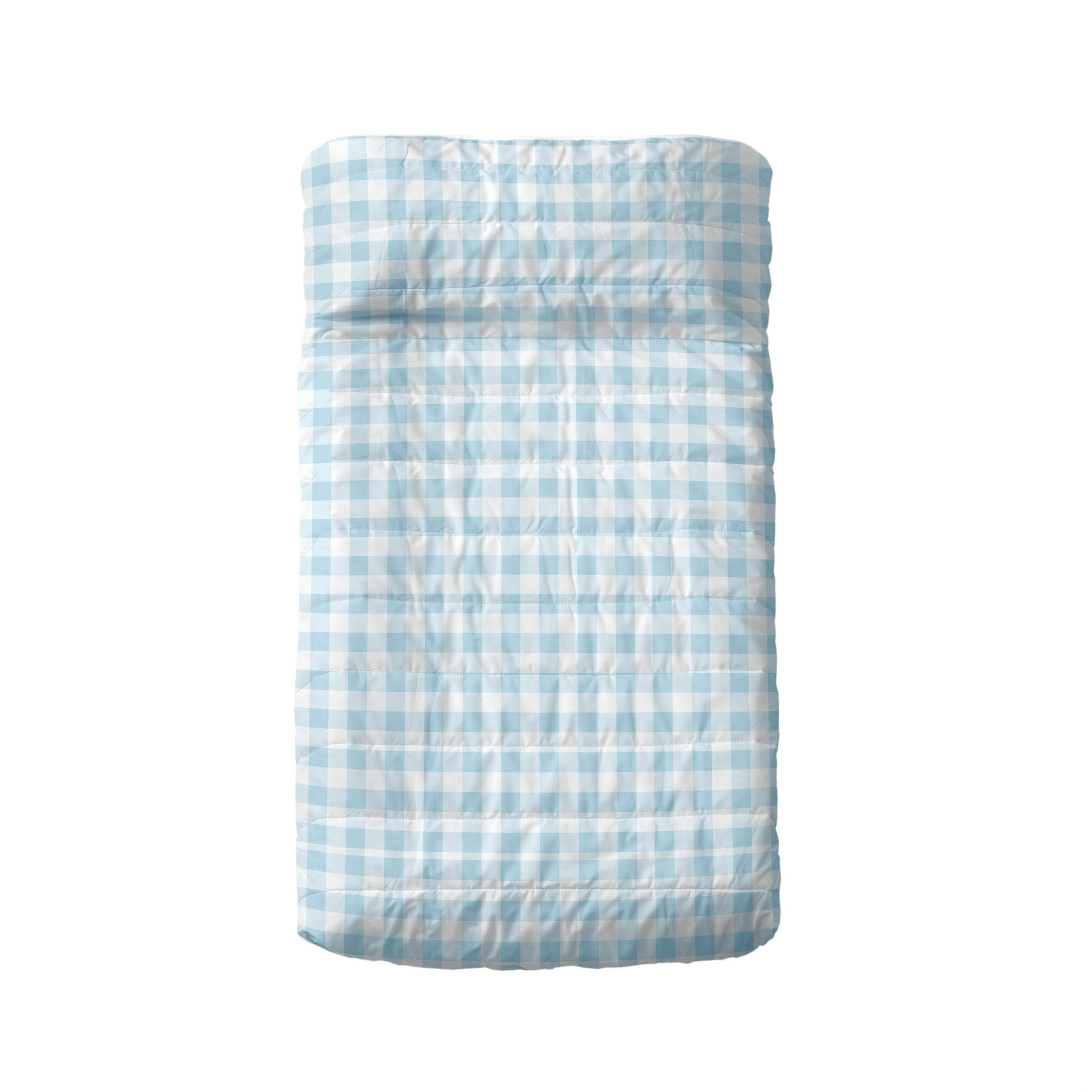TAGESDECKE vichy 100x130 cm (kinderbett) blau - Blau, Textil (100/130cm) - Happy Friday