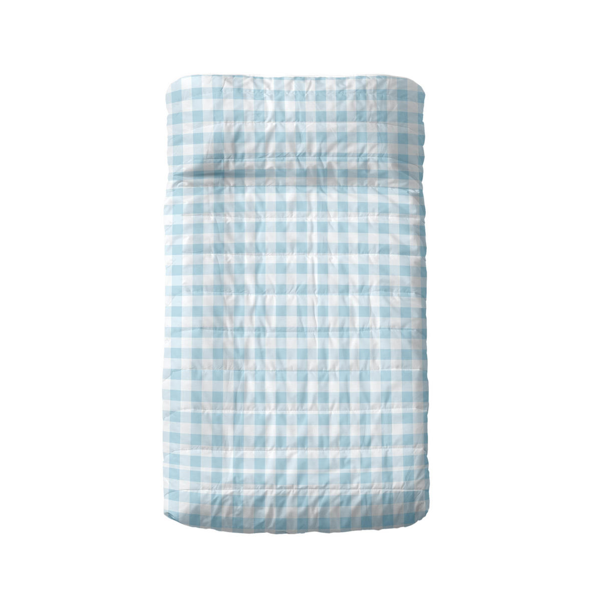 TAGESDECKE vichy 100x130 cm (kinderbett) blau - Blau, Textil (100/130cm) - Happy Friday