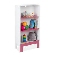 KINDERREGAL - Weiß, Holzwerkstoff (48/91/24cm) - Relaxdays
