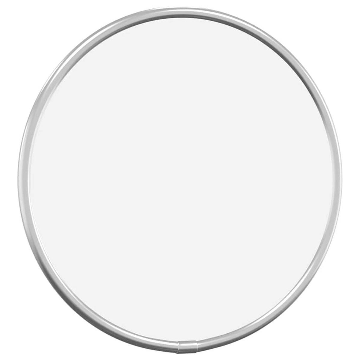 WANDSPIEGEL Silbern Ø 20 cm Rund - Silberfarben, Glas (20/20/1cm) - furnicato