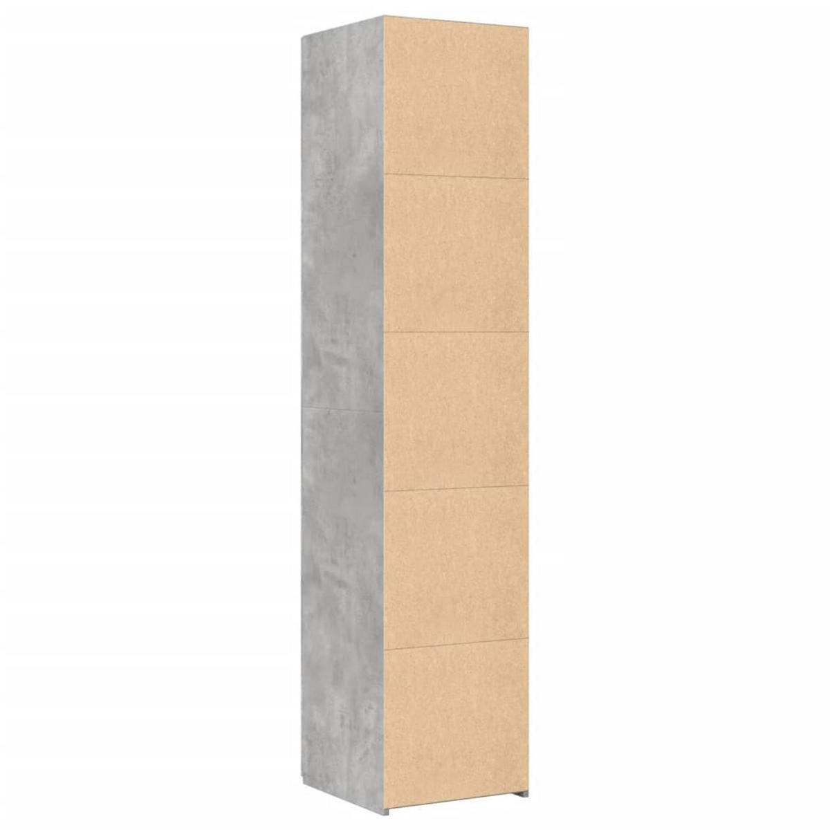 HIGHBOARD Betongrau 40/42,5/185 Cm Holzwerkstoff - Grau, Holzwerkstoff (42.5/185/40cm) - vidaXL