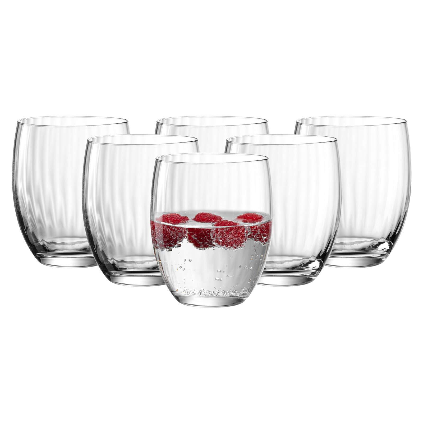 TRINKGLÄSER Poesia transparent 380 ml 6er Set - Transparent, Glas (0.38L) - Leonardo Living