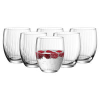 TRINKGLÄSER Poesia transparent 380 ml 6er Set - Transparent, Glas (0.38L) - Leonardo Living