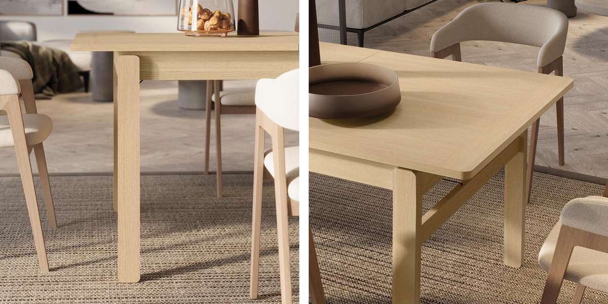 ESSTISCH ausziehbar Plot PT01 - Dunkelbraun, Holz/Holzwerkstoff (85/149/77cm) - MIRJAN24