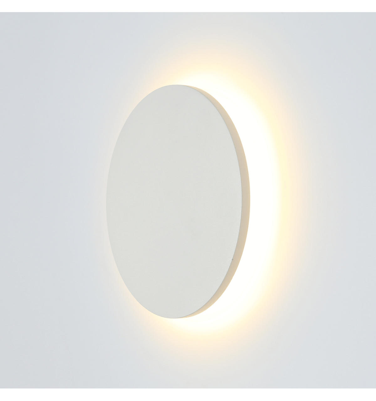 WANDLEUCHTE Lunar, Weiß, 4cm - Weiß, Metall (13/13.5/4cm) - KOSILUM