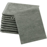WASCHHANDSCHUH, 10er-Set, 16x21 cm, 100% Baumwolle, Grau - Taupe, Textil (16/21cm) - Zollner