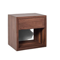 NACHTTISCH Hugo 39 aus Walnussholz - Braun, Holz (39/39/30cm) - WOODEK