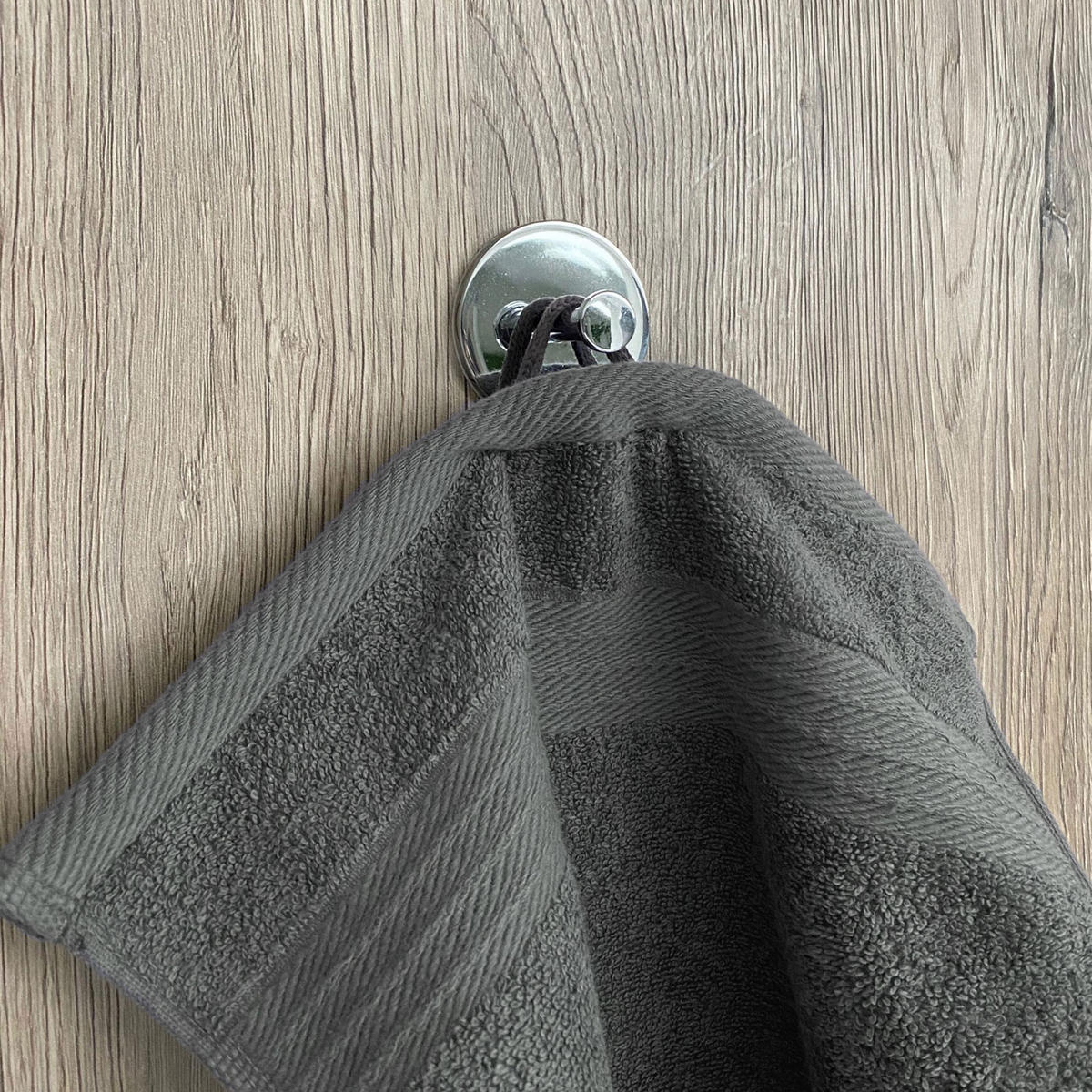 GÄSTETÜCHER, 10er-Set, 30x50 cm, 100% Baumwolle, Grau - Anthrazit, Textil (30/50cm) - Zollner